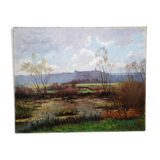 Louyot Henri - Liverdun Landscape in Lorraine
