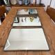 Metal triptych mirror from the 1950s