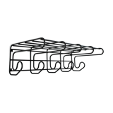 Coat rack metal black ikea design 80s