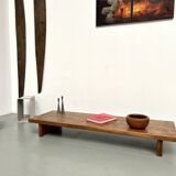 Solid oak coffee table, 1950s