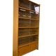 Étagère/vitrine/meuble de collection vintage en bois peu profond
