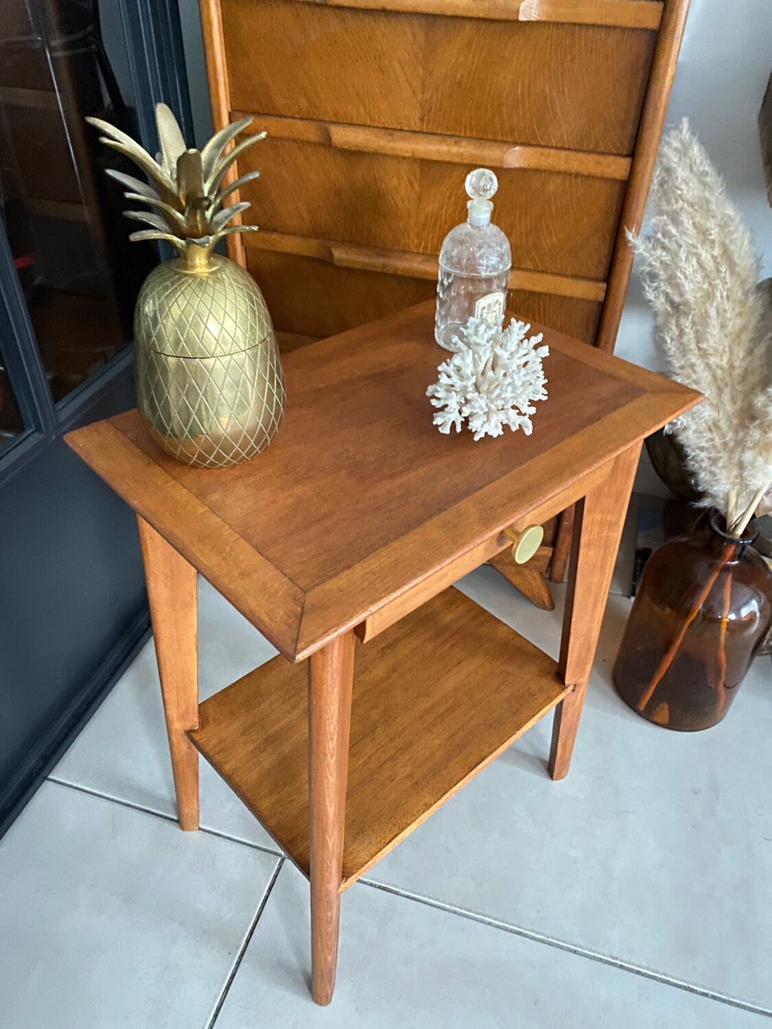Vintage bedside table