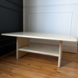 Vintage coffee table in travertine