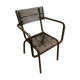 Garden armchair René Malaval Blocmetal 50s