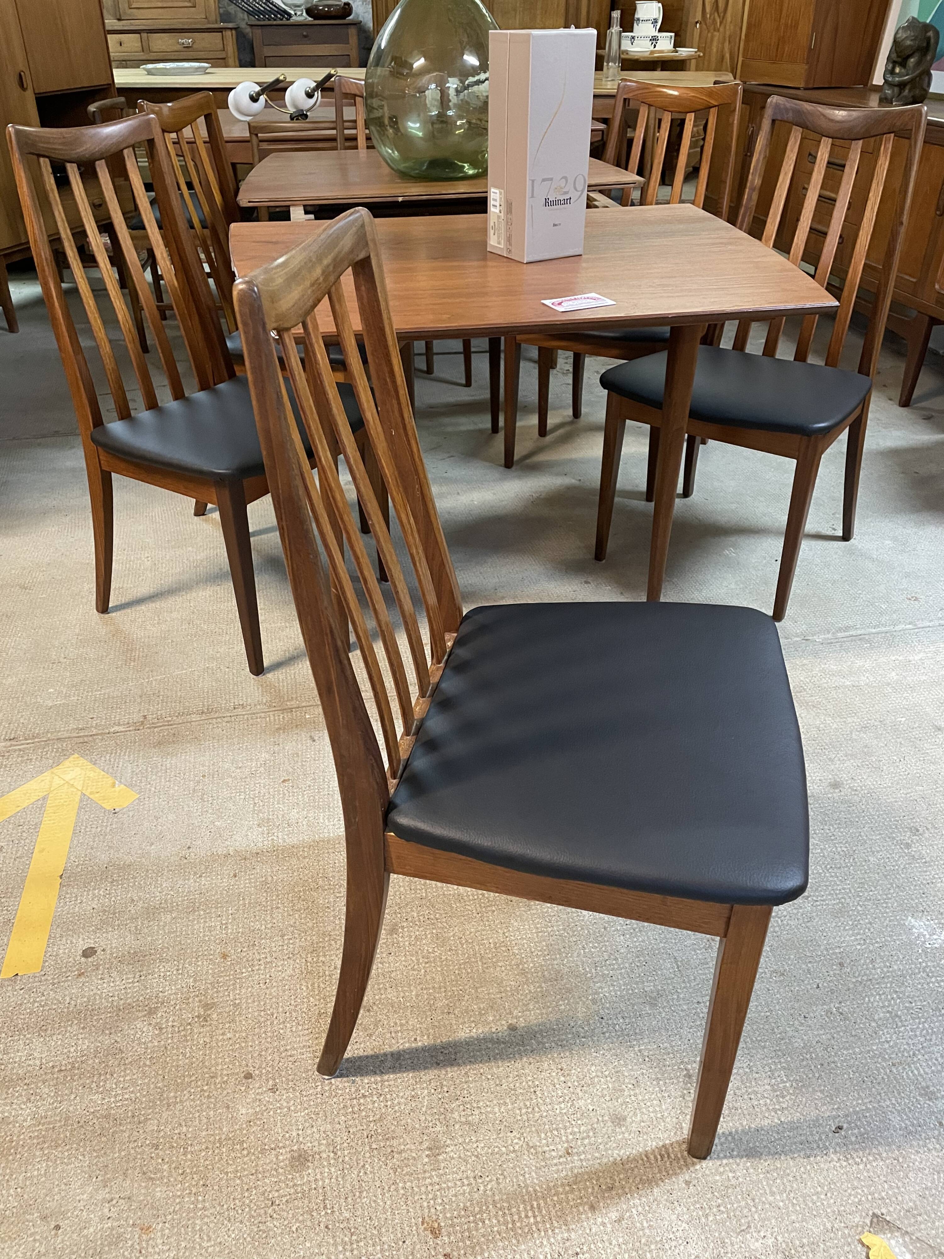 Set of 6 chairs G-Plan
