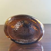 Vintage amber glass pitcher