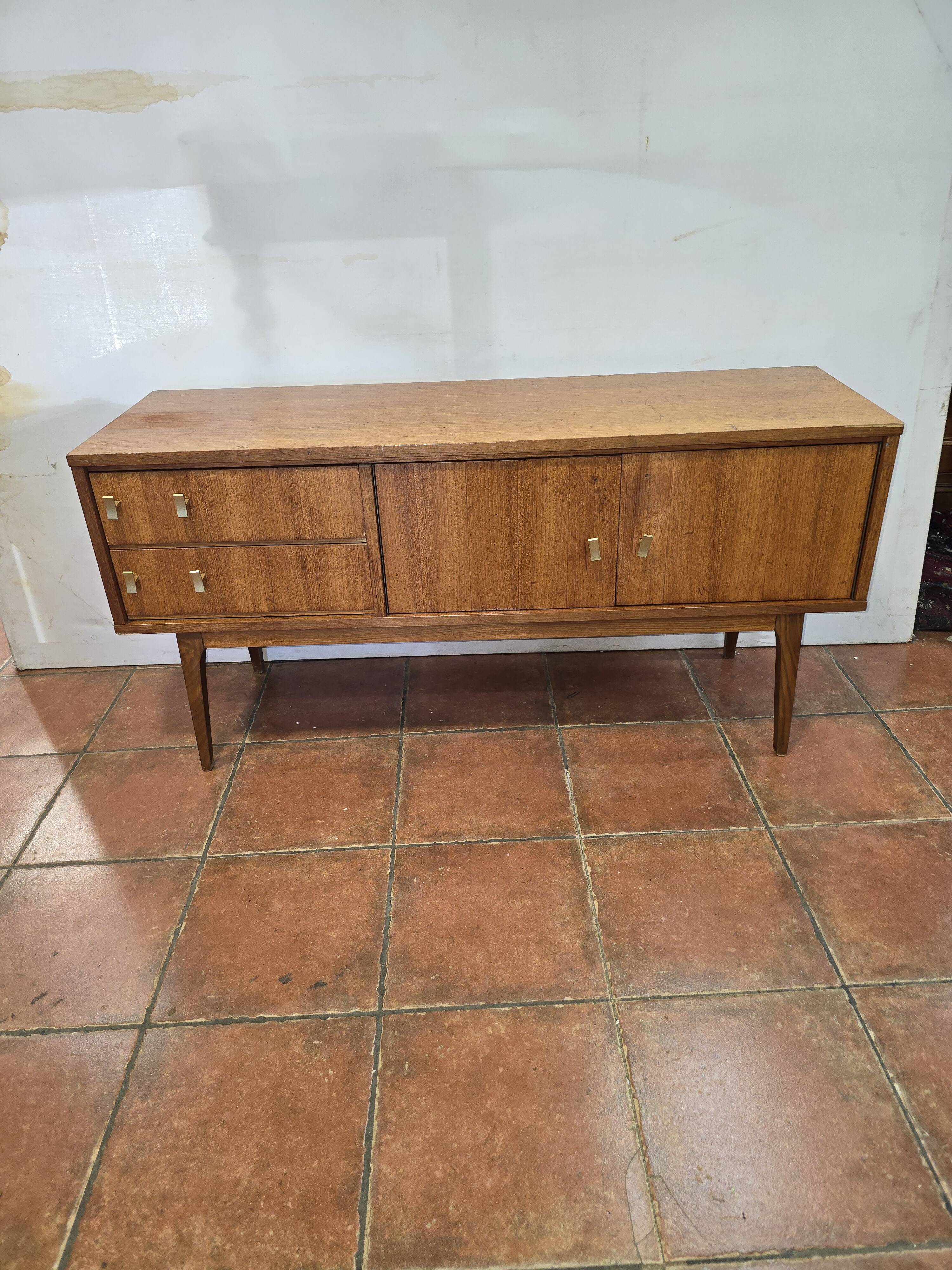 Scandinavian oak sideboard from the 60s, 125cms L