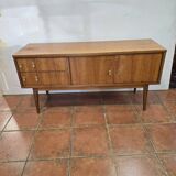 Scandinavian oak sideboard from the 60s, 125cms L