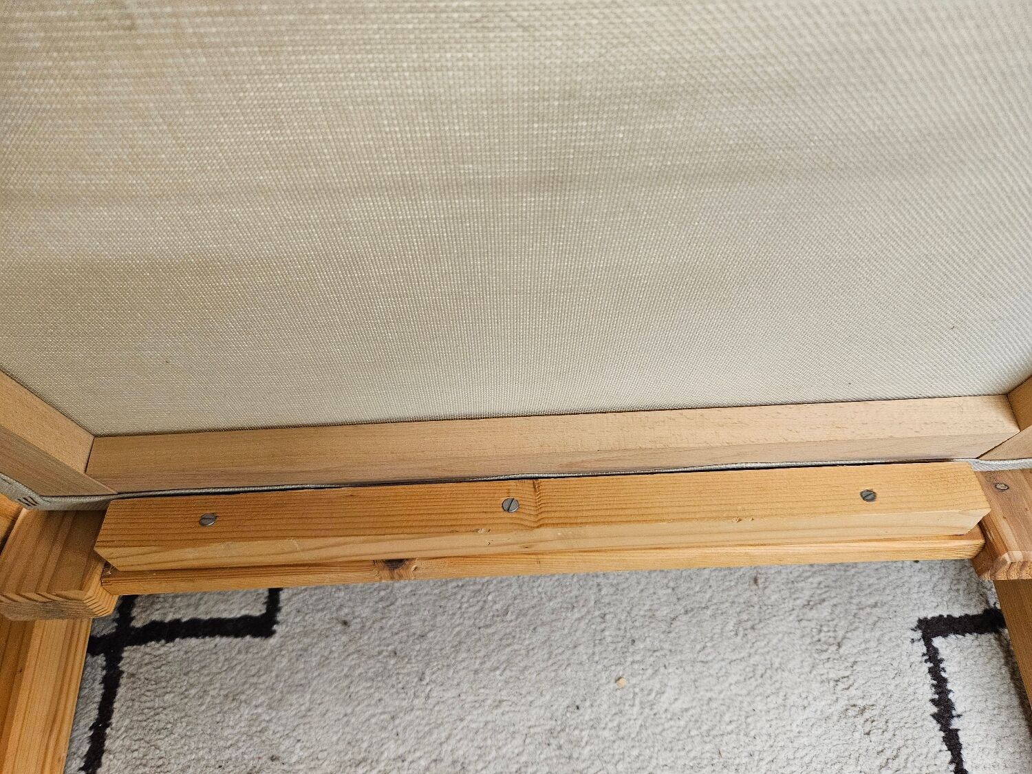 Pine fireside chair 1970