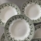 6 Saint-Amand and Hmage soup plates, Murier model