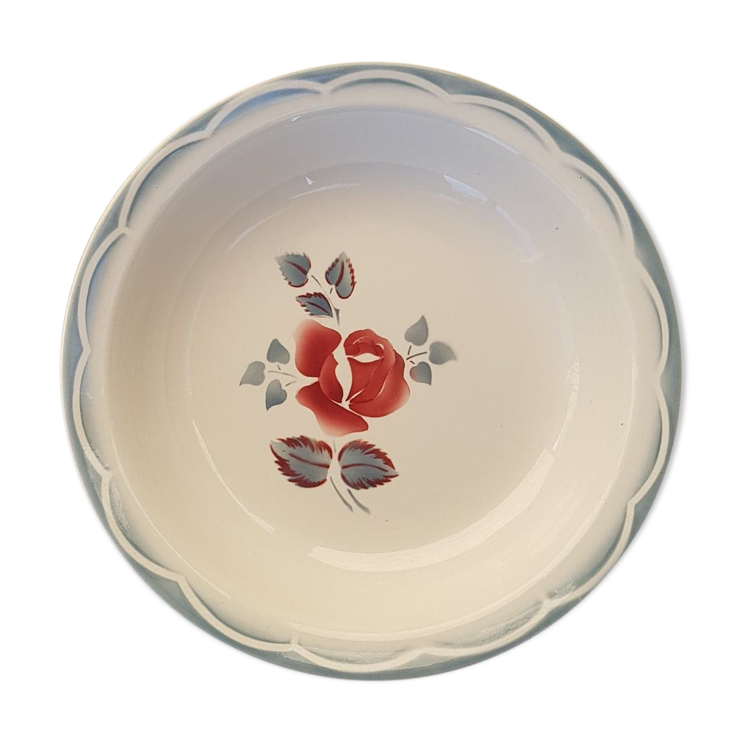 Hollow dish Digoin Sarreguemines magali model