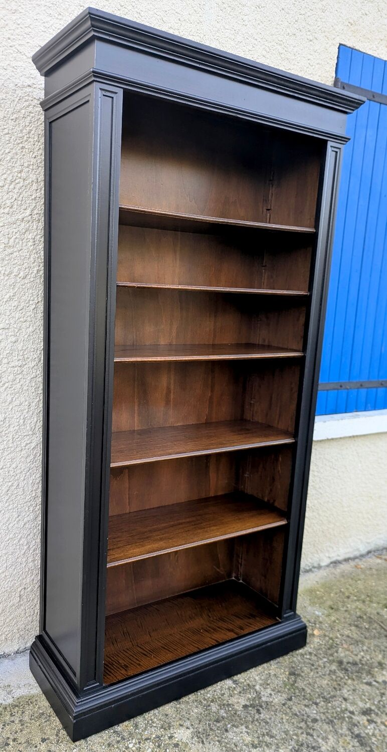 Open bookcase black 20th century
