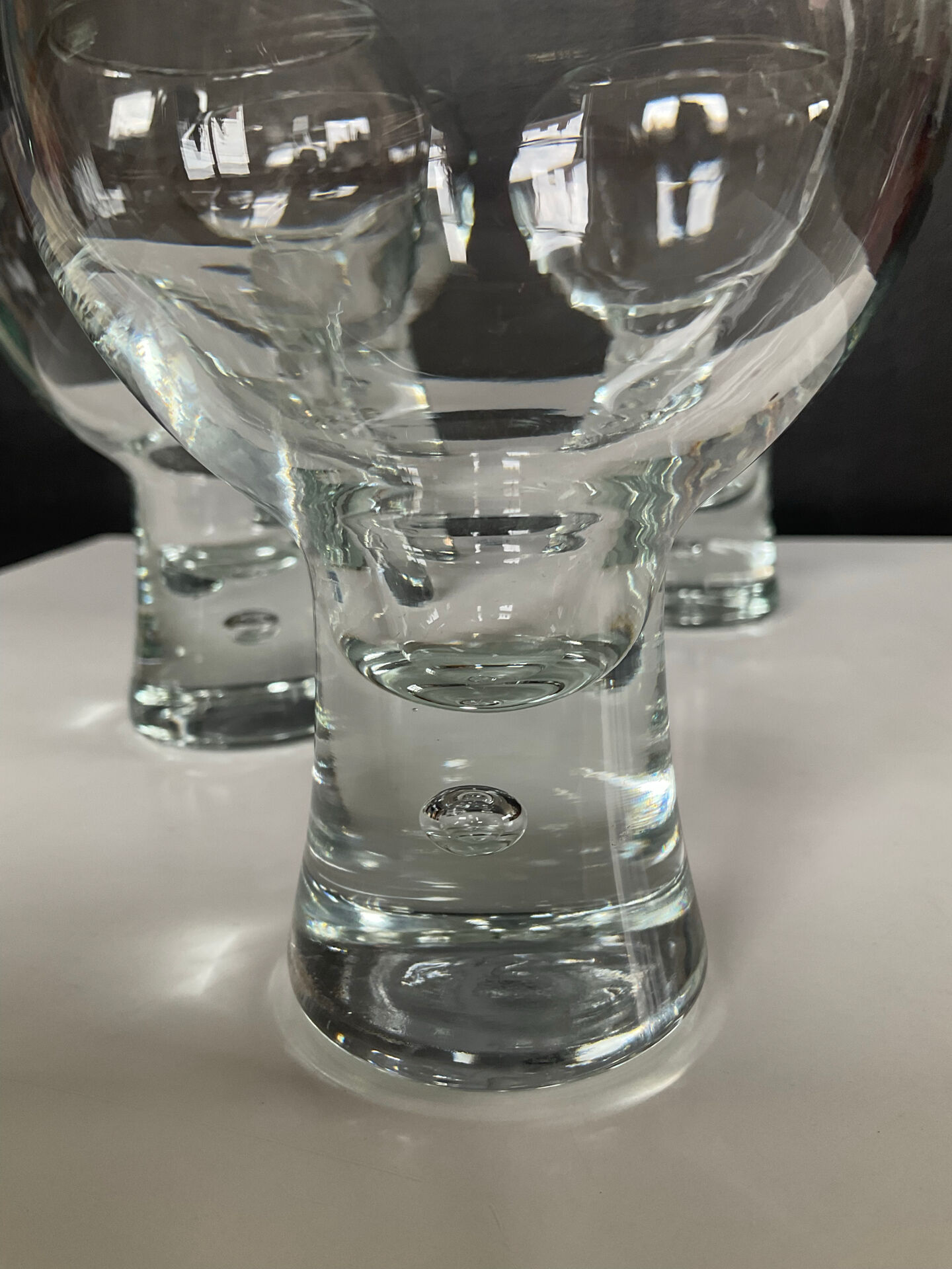 Série de 4 verres « ballon » Durobor des années 70