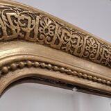 Miroir Louis Philippe 106 x 77 cm doré ancien