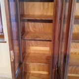 Late nineteenth century Louis XVI style library in walnut