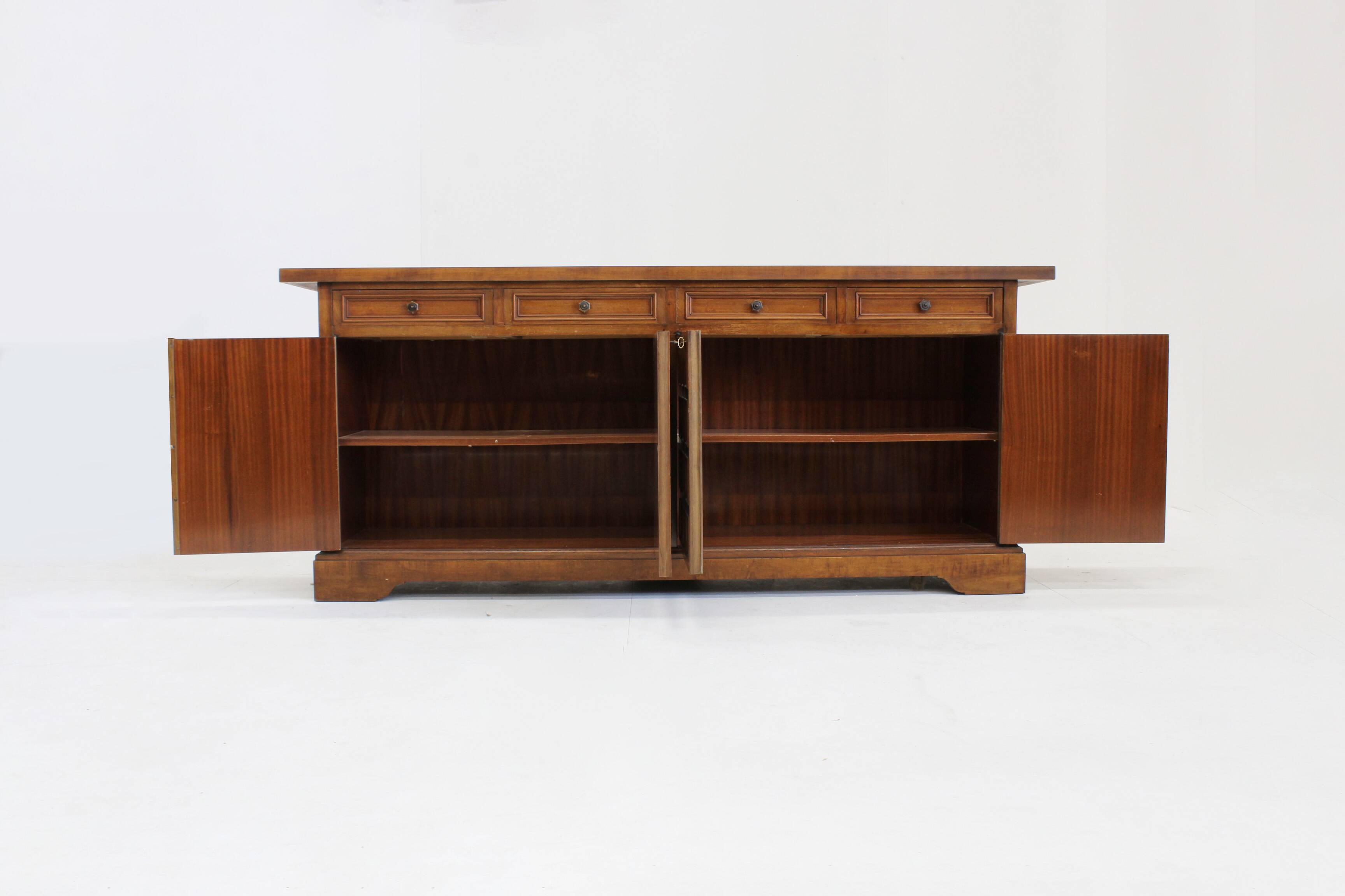 Buffet brutaliste italien vintage des années 1960