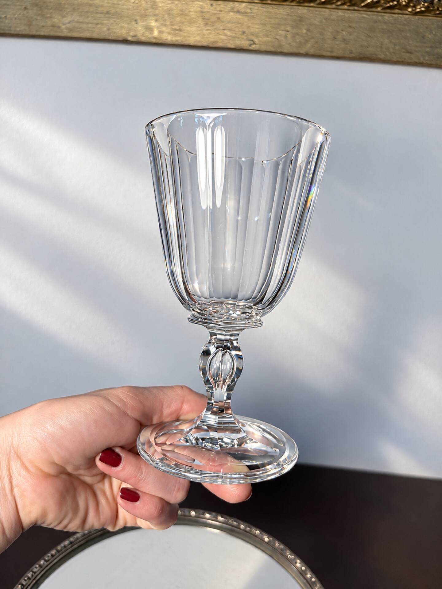 Verre à vin/eau Baccarat 19ème