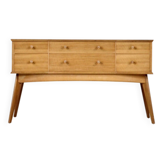 Walnut sideboard by alfred cox of great britain