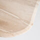 Vintage dining table. Travertine marble. Italy, 90s.