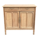 Vintage Parisian Art Deco sideboard renovated in wood 1945