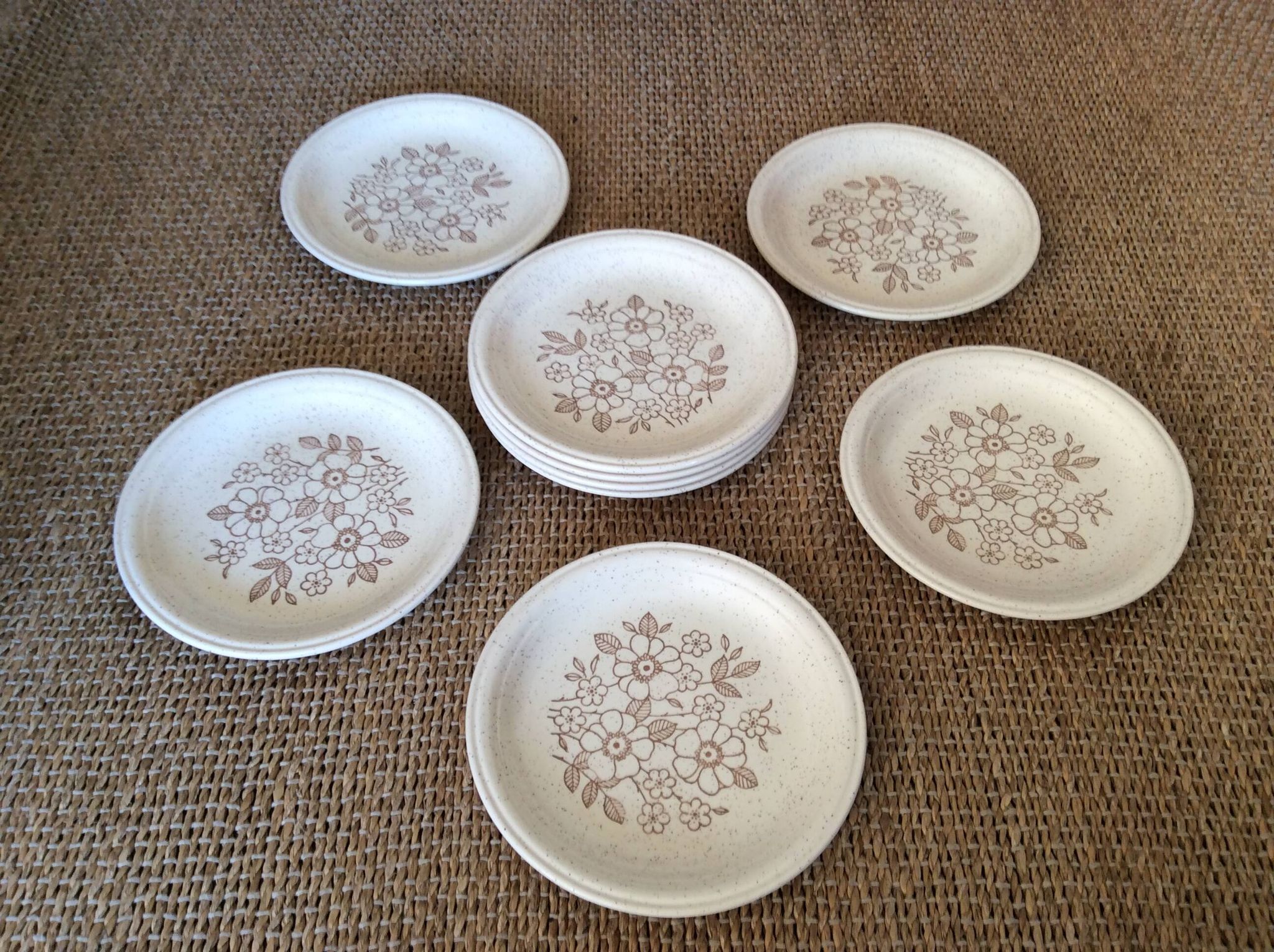 9 assiettes à dessert