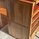 TV unit / storage unit in walnut and tadelakt