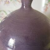 Enamelled stoneware ball vase