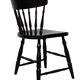 set of 6 Black Oak Windsor style Spindle-back dining chairs. Holland