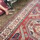 Antique Caucasian Shirvan carpet from the late 19th century, handmade wool, 183x275cm.