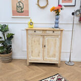 Buffet parisien vintage patiné