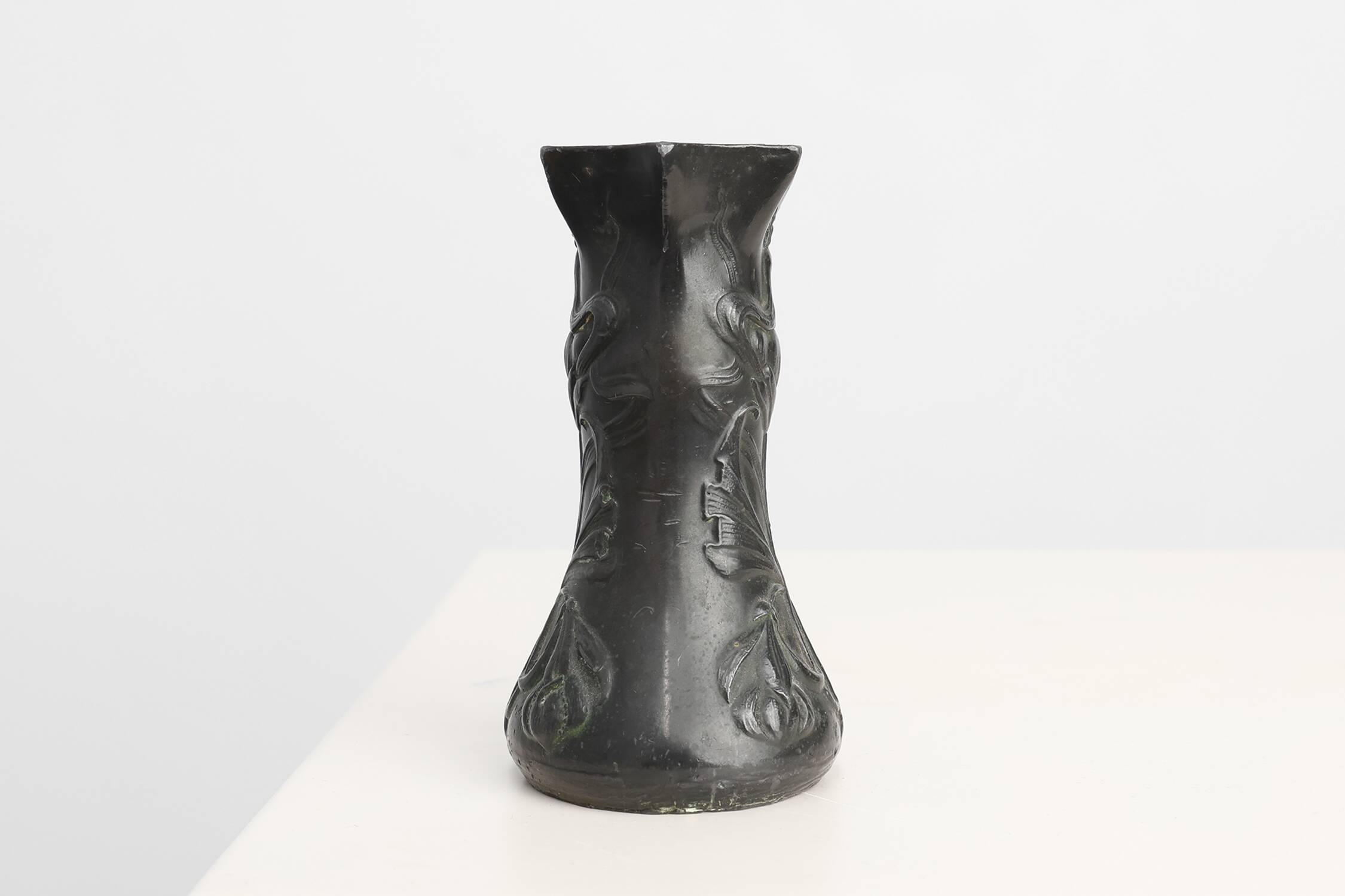 Art Nouveau Pewter Vase attr. to W. Renewerf, The Netherlands ca. 1900