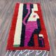 Handmade Berber rug in pure wool, artisan style, size 150 x 250 cm