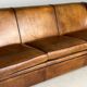 Art deco sofa sheep’s leather