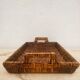 Woven rattan tray