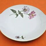 Round eared serving dish fine bohemian porcelain carlsbad floral décor