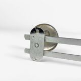 Coat rack in chromed metal 4 hooks 70s