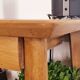 1950s side table with compass legs