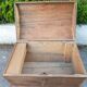 Former bulging privateer's trunk in 18th century fir