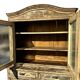 Large two-body sideboard Louis Philippe – blue beige patina