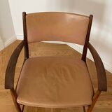Danish Palisander Armchair Office Chair 1950s