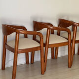 4 chairs Rainer Daumillier 1970