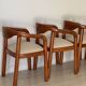 4 chaises Rainer Daumillier 1970
