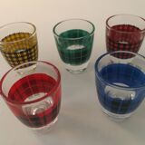 6 digestive glasses from the 50s