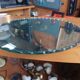 Antique beveled mirror