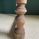 Oak console, 19th century draper table