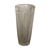 Vase ancien en verre ciselé