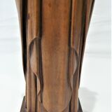 Sculpture wood virgin and child signed