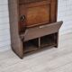 Armoire murale, bon état d'origine, bois de chêne, années 50, design scandinave
