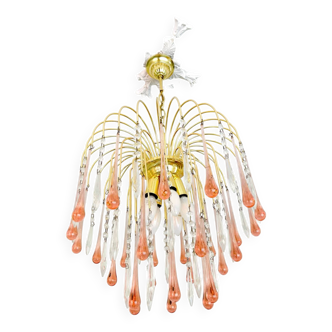 Lustre vintage en verre de Murano – Années 60, Italie