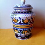 Italian ceramic apothecary jar